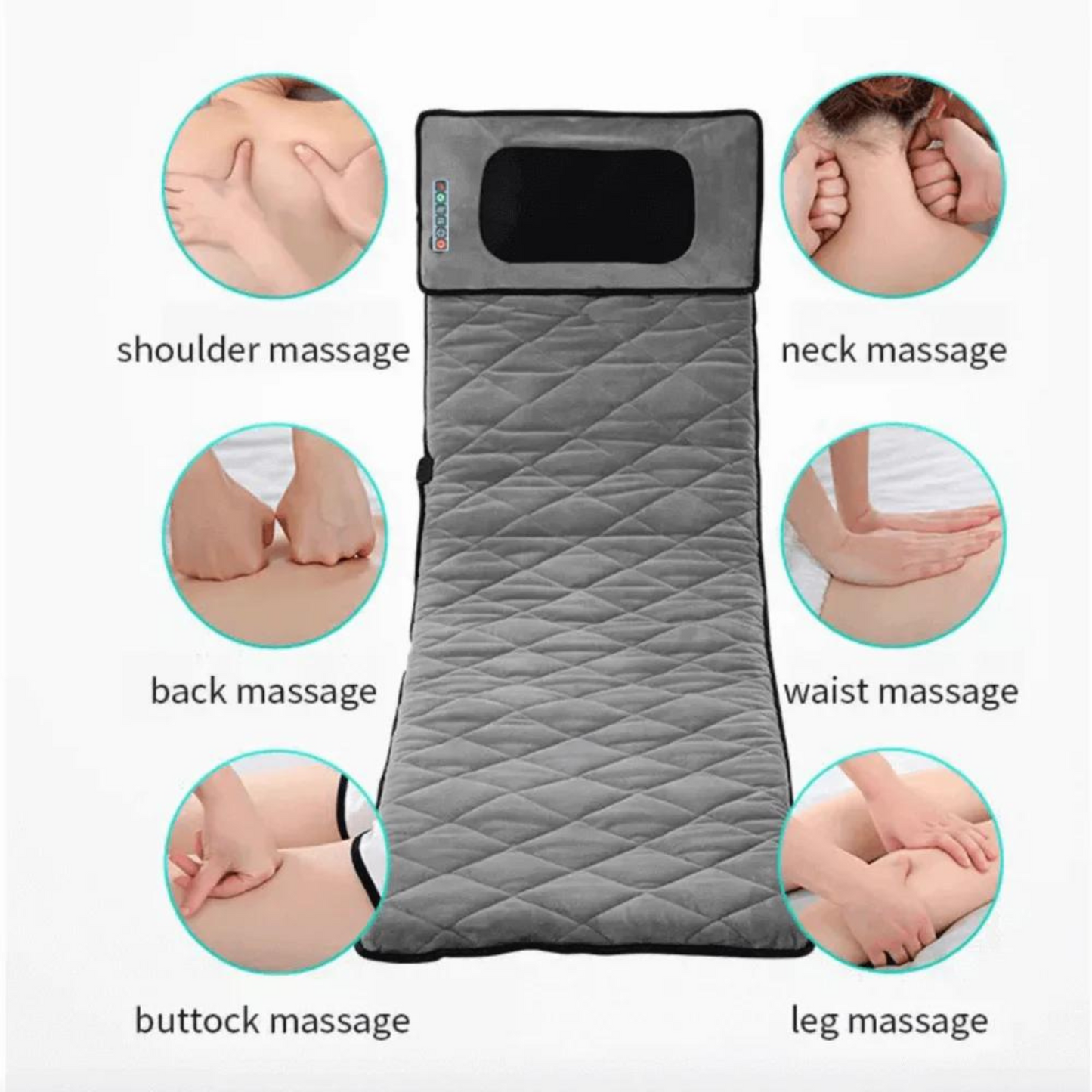 Massage Mat - Vibration and Shiatsu Massage
